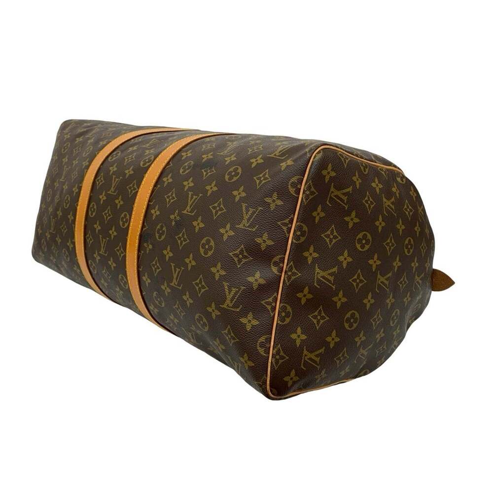 LOUIS VUITTON Brown Leather Boston Bag - Picture 8 of 9